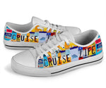Load image into Gallery viewer, Cruise Life Low Top Low Top Shoes License Plate Low Top Shoes For Women Men
