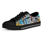 Load image into Gallery viewer, Cat Mom License Plate Low Top Shoes For Women Gifts For Cat Lovers
