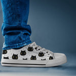 Load image into Gallery viewer, Black Cats Low Top Shoes, Cat Sneakers, Cat Owner Gifts For Men Women