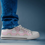Load image into Gallery viewer, Pink Rainbow Low Top Shoes, Pastel Color Sneakers, Gift For Men Women