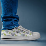 Load image into Gallery viewer, White Koala Low Top Shoes, Womens Sneakers, Koala Gifts For Women & Men