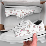 Load image into Gallery viewer, White Unicorn Low Top Shoes, Unicorn Lover Gift For Women Men
