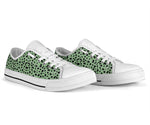 Load image into Gallery viewer, Seea Foam Green Leopard print Low Top shoes Tie Sneakers, Birthday Gifts For Friend Casual   Shoes
