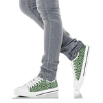 Load image into Gallery viewer, Seea Foam Green Leopard print Low Top shoes Tie Sneakers, Birthday Gifts For Friend Casual   Shoes