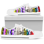 Load image into Gallery viewer, Women's Low Top Canvas Shoes For Boxer Dog Lovers, Mother's Day Gifts For Men And Women