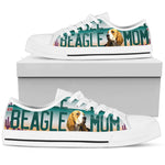 Load image into Gallery viewer, Women's Low Top Canvas Shoes For Beagle Mom, Mother's Day Gifts For Men And Women