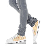 Load image into Gallery viewer, Women's Flower Pattern Low Top  White Sneakers, Mother's Day Gifts For idea Cute Shoes