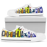 Load image into Gallery viewer, Women's Low Top Canvas Shoes For Cute Chihuahua Mom, Birthday Gifts For Men And Women