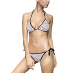 Load image into Gallery viewer, Women's Bikini Swimsuit String-style Fastening, Lilac And Pink Confetti Print, For Women