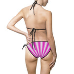 Load image into Gallery viewer, Women's Bikini Swimsuit, Black and Pink String Bikini Gift For Women