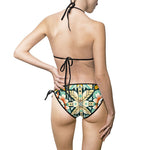 Load image into Gallery viewer, Women's Verdant Mosaic Bikini, String Bikini Gift For Women