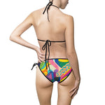 Load image into Gallery viewer, Women's Kaleidoscopic Rhythms Bikini Swimsuit, String Bikini Gift For Women