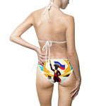 Load image into Gallery viewer, Women's Patriotic Tapestry of Revolution Bikini Swimsuit, String Bikini Gift For Women