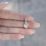 Load image into Gallery viewer, Personalized To My Future Wife Alluring Beauty Necklace 14K Love Message Card Gift from Future Husband Groom To Bride Proposal Valentine