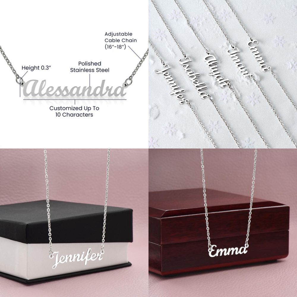 To My Rescuer Custom Name Necklace Thank You Message Card Gift for Dog Mom Dog Cat Animal Rescuer Pet Owner Mother's Day