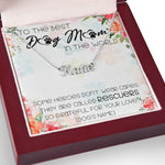 Load image into Gallery viewer, To The Best Dog Mom In The World Custom Name Necklace Pet Paw Message Card Gift for Dog Lover Thank You Mother's Day