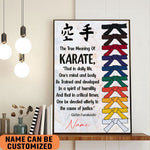 Load image into Gallery viewer, Personalized Karate Poster for Room and Home Decoration, Inspirational Art Gift