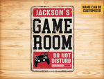 Load image into Gallery viewer, Personalized Game Room Metal Sign, Gaming Sign, Custom Gift for Gamer Game Player, Game Lover Gift