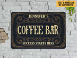 Load image into Gallery viewer, Personalized Coffee Bar Metal Sign Custom Coffee Sign Coffee Bar Sign Welcome Sign Coffee Lover Gift
