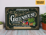 Load image into Gallery viewer, Personalized Greenhouse Metal Sign, She Shed Garden Sign, Custom Gardening Lover Gift For Gardener Planter