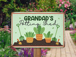 Load image into Gallery viewer, Personalized Potting Shed Metal Sign Custom Garden Sign Potting Shed Sign Gardening Gift For Gardener
