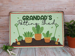 Load image into Gallery viewer, Personalized Potting Shed Metal Sign Custom Garden Sign Potting Shed Sign Gardening Gift For Gardener