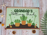 Load image into Gallery viewer, Personalized Potting Shed Metal Sign Custom Garden Sign Potting Shed Sign Gardening Gift For Gardener