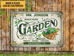 Load image into Gallery viewer, Fruits Herbs Veggies Garden Metal Sign, Garden Sign Plaque, Custom Gift For Gardener