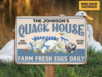 Load image into Gallery viewer, Personalized Quack House Metal Sign Custom Duck Farm Sign Duck Sign Farmer Gift