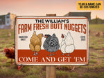 Load image into Gallery viewer, Personalized Chicken Farm Metal Sign Custom Chicken Sign Coop Farm Sign Gift For Farmers