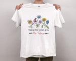 Load image into Gallery viewer, Custom Name Teacher T-shirt Helping Little Minds Grow Flower Teaching Educator Shirt Appreciation 1st Day Back To School Gift Unisex Tee