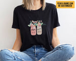 Load image into Gallery viewer, Personalized Est Mom Grandma Shirt, Flower Pot Grandma Shirt, Custom Kid Name, Mother's Day Gift