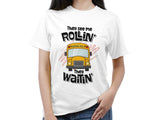 Load image into Gallery viewer, They See Me Rollin' They Waitin' School Bus Driver T-shirt Back To School Gift