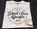 Load image into Gallery viewer, Early Rising Safe Drivin' School Bus Driver T-shirt School Bus Driver Shirt Gift for Driver