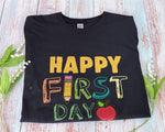 Load image into Gallery viewer, Happy First Day Let's Do This T-shirt Kindergarten Teacher Shirt Teacher Gift
