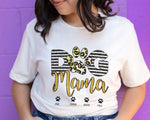 Load image into Gallery viewer, Personalized Dog Mama T-shirt Paw Dog Mom Shirt Dog Mom Mother's Day Gift