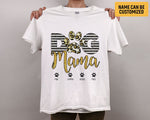 Load image into Gallery viewer, Personalized Dog Mama T-shirt Paw Dog Mom Shirt Dog Mom Mother's Day Gift
