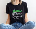 Load image into Gallery viewer, Dragon Professional Bookworm T-shirt Librarian Shirt Book Shirt, Book Lovers Gift