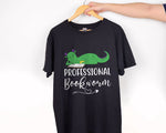 Load image into Gallery viewer, Dragon Professional Bookworm T-shirt Librarian Shirt Book Shirt, Book Lovers Gift