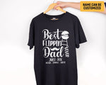 Load image into Gallery viewer, Custom Kids Name Best Flippin Dad Ever T-shirt Father Shirt TeeFather's Day Gift