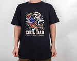 Load image into Gallery viewer, Custom Kids Name American Flag Reel Cool Dad T-shirt, Father's Day Birthday Fishing Dad Shirt, Father's Day Gift