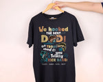Load image into Gallery viewer, Personalized Gift for Dad Custom Name We Hooked The Best Dad T-shirt, Father's Day Gift