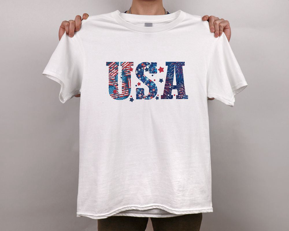 USA T-shirt American Pride 4th of July Shirt for Men Women