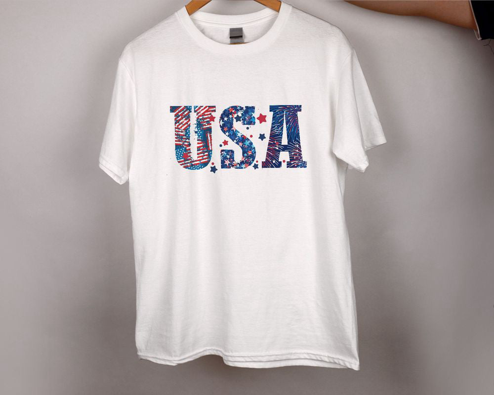 USA T-shirt American Pride 4th of July Shirt for Men Women
