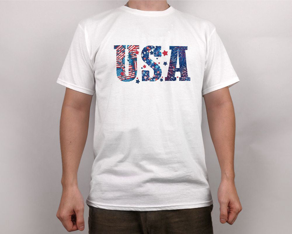 USA T-shirt American Pride 4th of July Shirt for Men Women