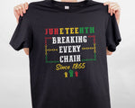 Load image into Gallery viewer, Since 1865 Juneteenth T-shirt Black Power Shirt Black History Independence Day Black Lives Matter Civil Rights Freeish Shirt Gift Unisex Tee