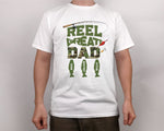 Load image into Gallery viewer, Personalized Gift for Dad Custom Kids Name Reel Great Dad T-shirt, Father's Day Gift