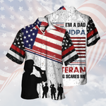 Load image into Gallery viewer, Veteran I Am A Dad Grandpa And A Veteran With Usa Flag Hawaiian Shirt For Men Women