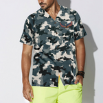 Load image into Gallery viewer, Camo American By Birth Veteran By Choice Veterans Day Hawaiian Shirt For Men Women