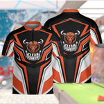 Load image into Gallery viewer, Clean Sweep Buffalo Bowling Jersey Quarter-Zip Custom Bowling Shirt, Player Bowling Gift